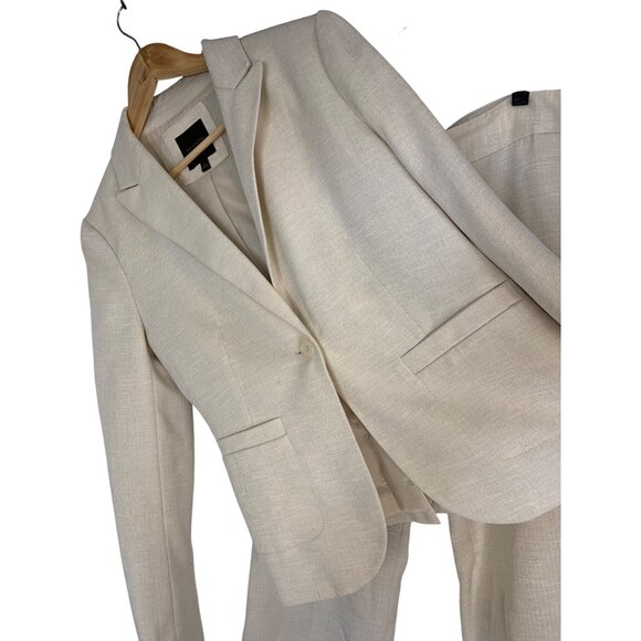 The Limited Womens Beige Suit Jacket & Pants Set Size L RP10556 GUC Career - Picture 9 of 11
